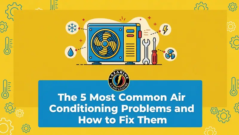 The 5 Most Common Air Conditioning Problems and How to Fix Them