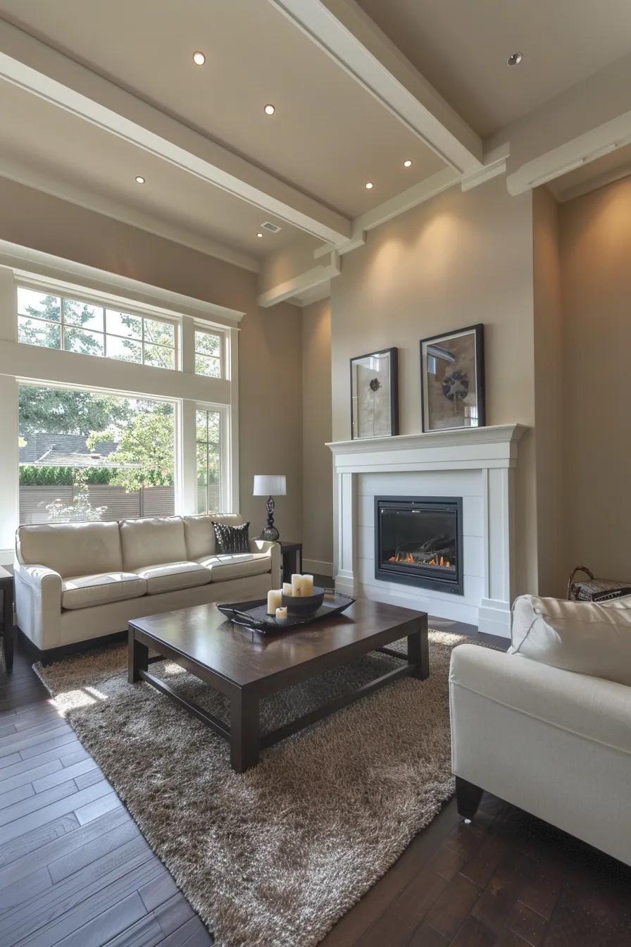 Modern heating system in a Fort Bend living room demonstrating comfort and energy efficiency